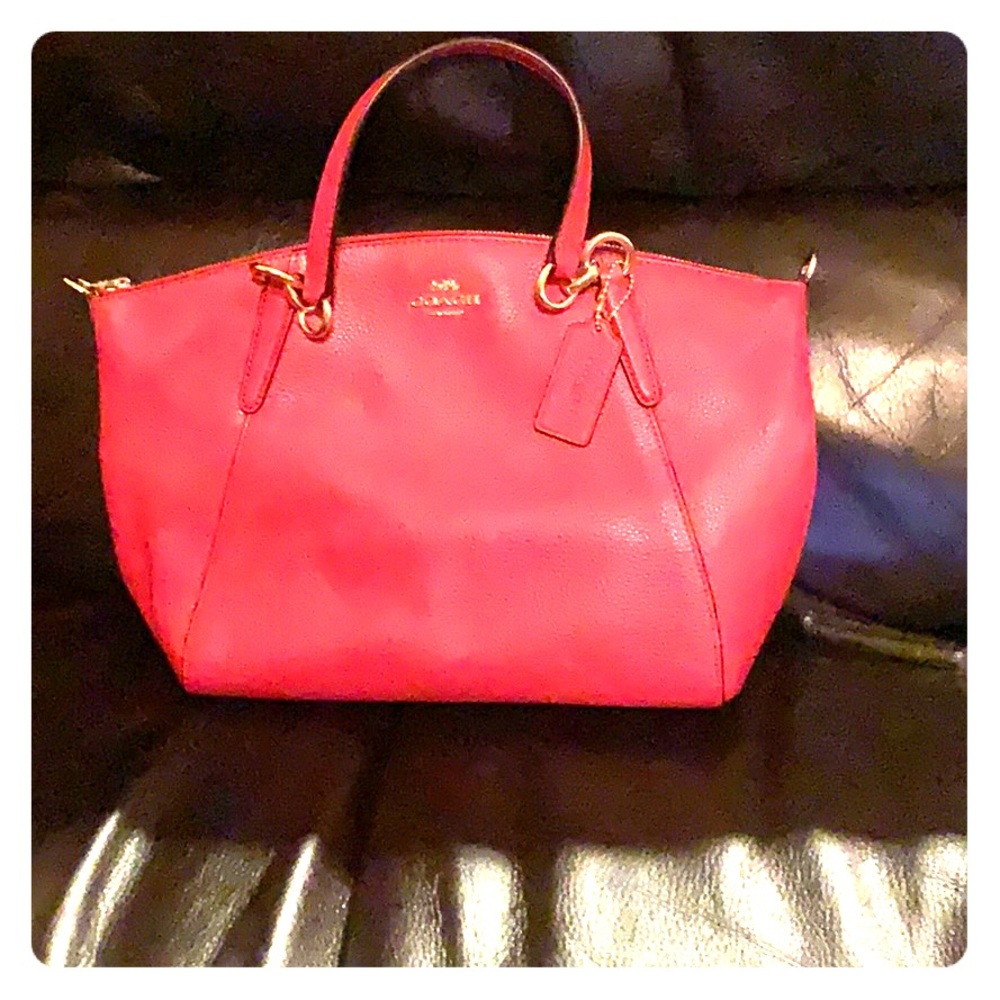 Beautiful red Coach purse new with tags